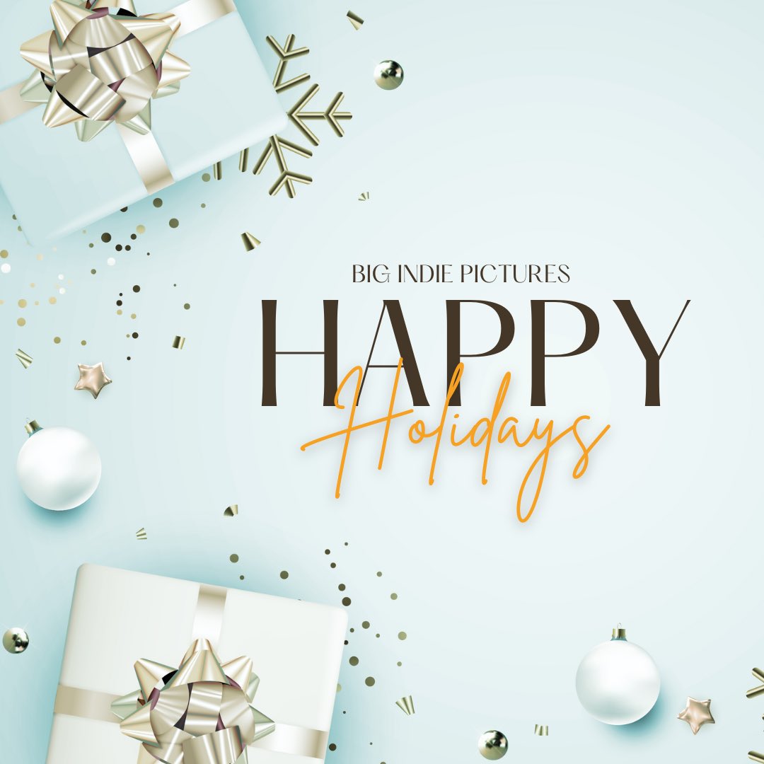 BigIndiePicture's tweet photo. From our Big Indie family to yours, Happy Holidays! https://t.co/KZAPapGL87