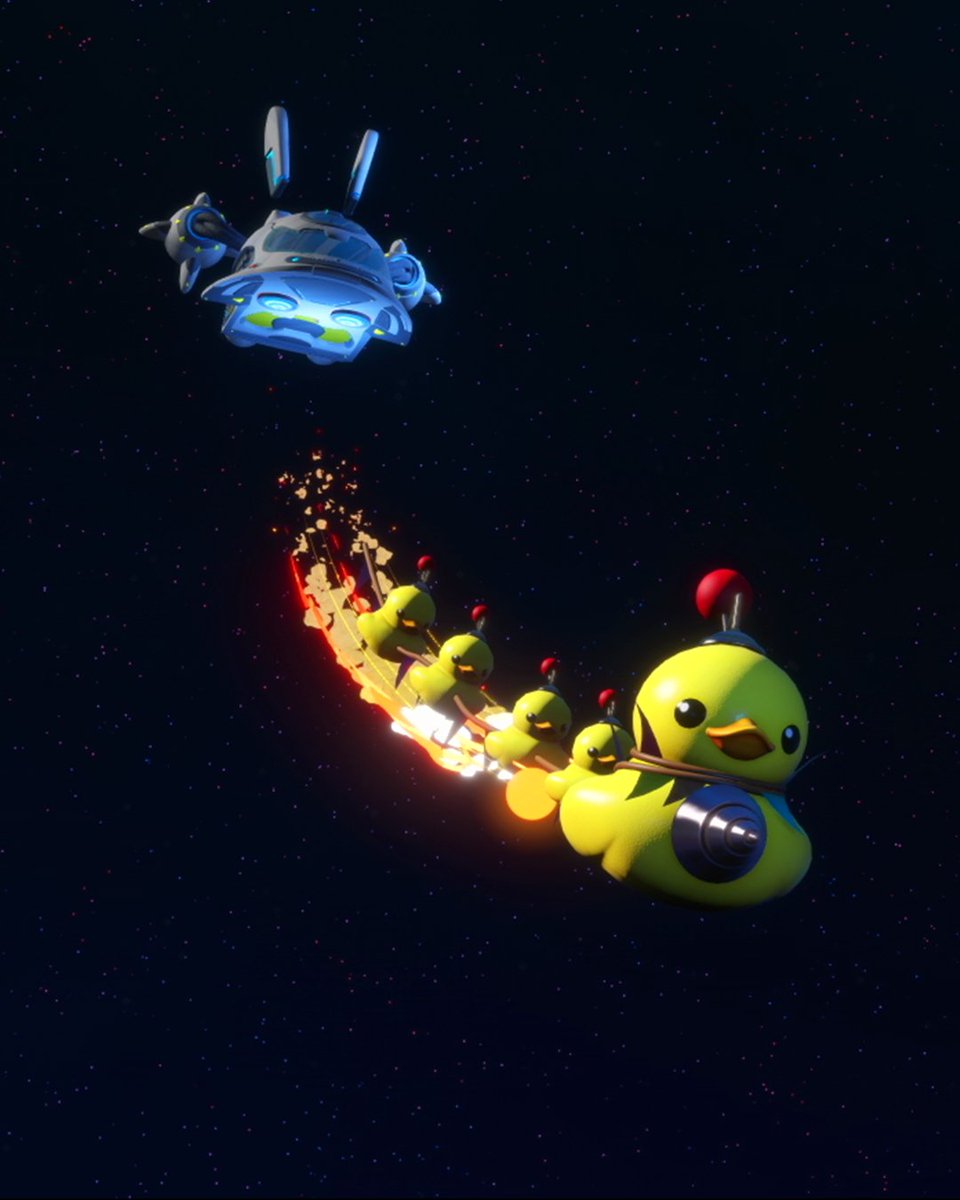 Who needs Santa's sleigh when you have the WM ARC? 🎅🦆 #MarioRabbids