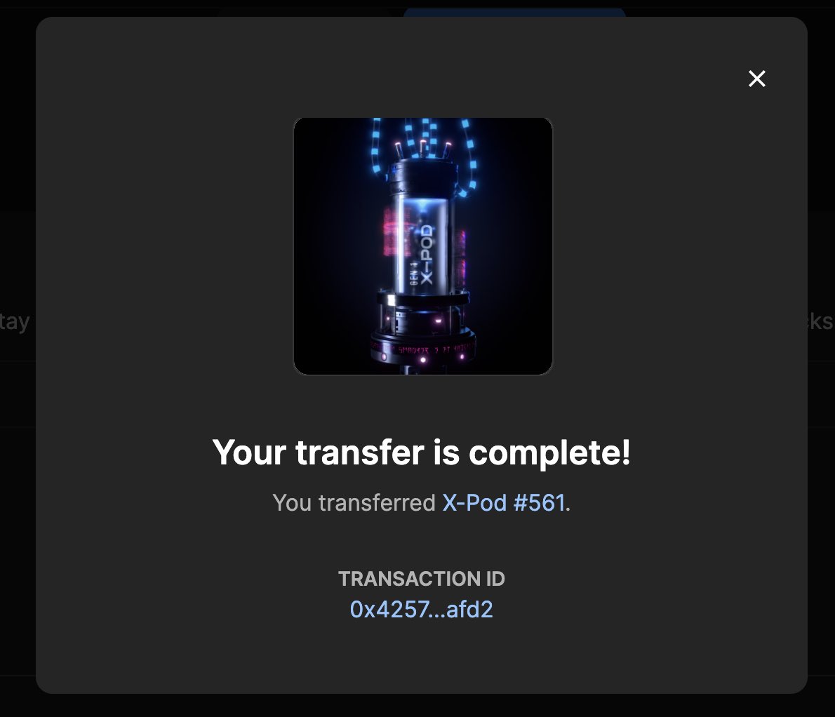 Another winner ✅