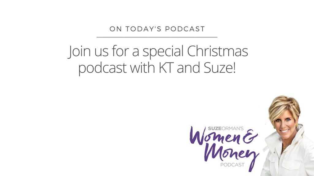 🎧🎄On today's special Christmas podcast, KT and I talk about Christmas Eve traditions and pay tribute to our very special friend, Jimmy Buffet.💫 Join us here: suzeorman.com/podcast 
#ChristmasPodcast #HolidayTraditions #WomenAndMoney