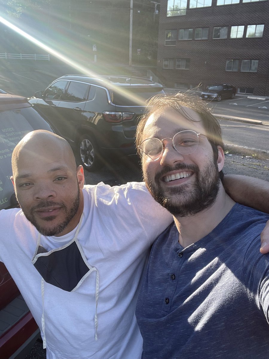 alextt's tweet photo. Gaylord “LORD—Life of a Resilient Dude” Salters in the span of three years:
2021: he organizes a #freeLORD protest at the NHPD while in a prison cell
2022: #LORDfree after a New Haven judge took years off his sentence 
2023: LORD is named New Havener of the Year by @newhavenindy https://t.co/Dg09sA6QPE