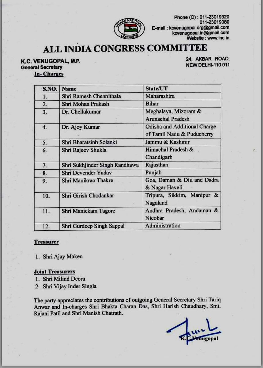 MrMonotosh's tweet photo. Heartiest Congratulations to all newly appointed office bearers, wishing you all the very best! 

#JaiCongress #JaiHind https://t.co/eg2uTtmpXb