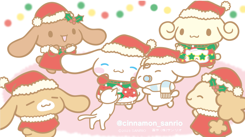 cinnamon_sanrio's tweet photo. わぁい、元気になったよ！フレンズが助けてくれたのがとってもうれしかったよ。
おともだちからのやさしいメッセージもぼくに元気をくれたんだ。
ありがとう、メリークリスマス🎄 https://t.co/fuq73ushte