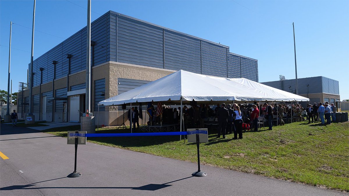 AFResearchLab's tweet photo. Can you find ROSA around the  AMTC facility?

She knew a revisit was in order after the building's official opening in 2022 to see just how far the state-of-the-art explosives testing facility had come - and let's just say she left more than impressed!

#AFRL | #ROSAtheElf https://t.co/lQWU3pdolp