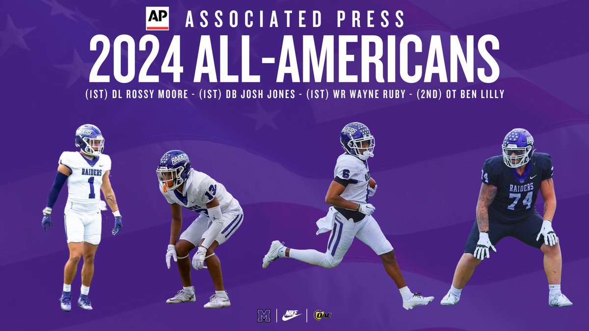 Congratulations to Junior Rossy Moore and Seniors Josh Jones, Wayne Ruby and Ben Lilly for their selections to the AP All-America Teams. #ChampionTheStandard