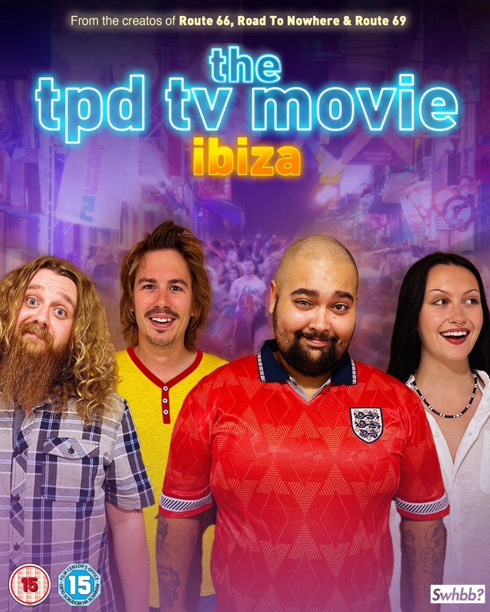 THE TPD TV MOVIE: IBIZA - OUT NOW! ☀️ - youtu.be/OTQly9I331E

What better way to say goodbye to 2023’s festival season than with a big blow out on a LADS HOLIDAY! 🍻

Rob, Mary, Choc and Jake go to the party capital and attempt to GO LARGE! 🏖️
#TPDMOVIE