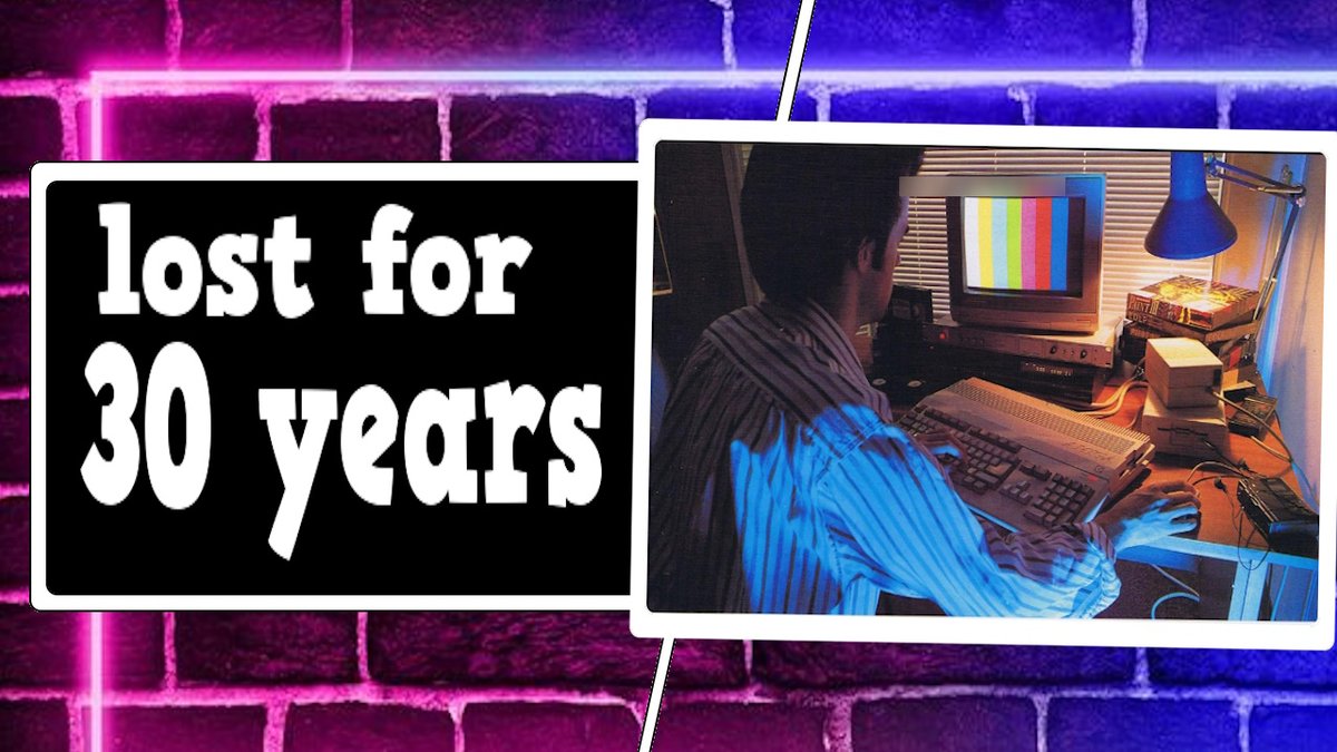 Thenewretroshow's tweet image. This Amiga game was lost for 30 years 😲 youtu.be/gTmY-YX8MMw?si… via @YouTube 
#amiga #lostgame