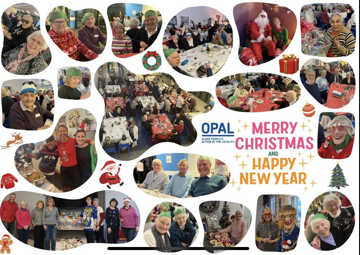 It is a privilege to work at OPAL with so many kind, caring and generous people. It is a joy to see first hand the impact our work makes to the lives of older people we support. Merry Christmas to everyone and let’s hope for a happy and peaceful New Year for us all.