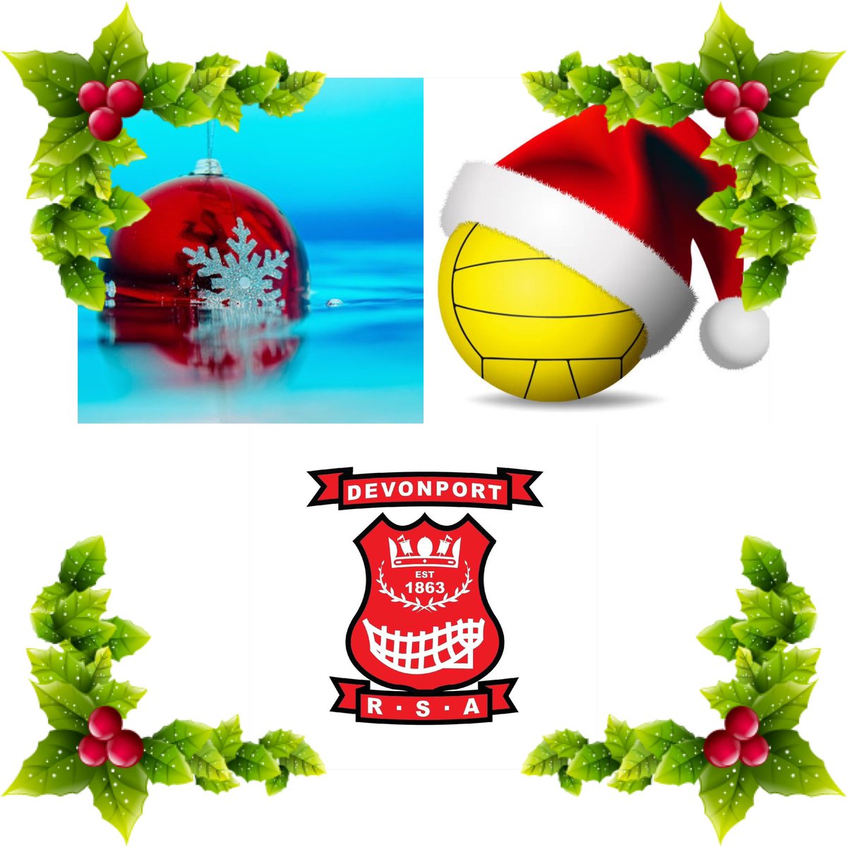Merry Christmas and Happy Holidays to our members, their families, friends and to the wider swim community - From Devonport Royal Swimming Association 🎄☃️🎁
 #mastersswimming #swimming #paraswimming  #waterpolo