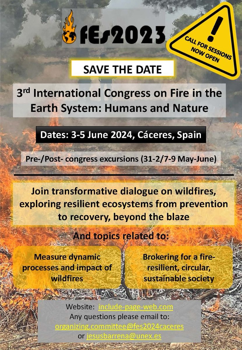 Save the date #fire #forest #land #management