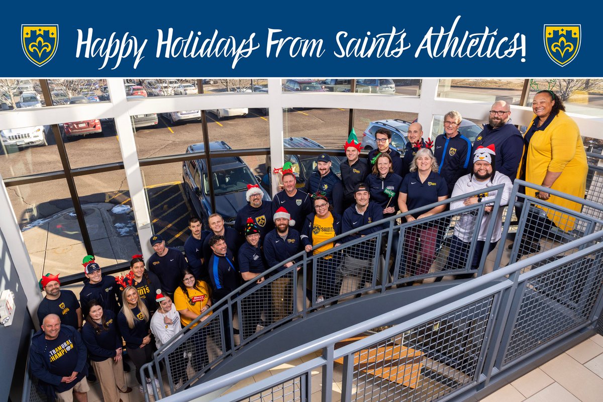 CSSsaints's tweet photo. 𝑯𝒂𝒑𝒑𝒚 𝑯𝒐𝒍𝒊𝒅𝒂𝒚𝒔 𝒇𝒓𝒐𝒎 𝑺𝒂𝒊𝒏𝒕𝒔 𝑨𝒕𝒉𝒍𝒆𝒕𝒊𝒄𝒔 🎄

We hope you have a happy and joyous Holiday Season!  #GoSaints 💙💛 https://t.co/oK3dlKH9eF