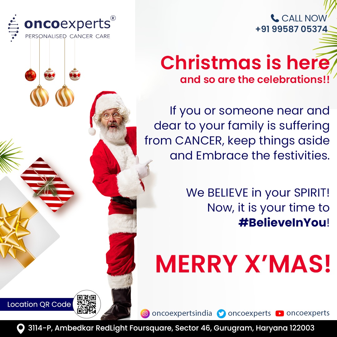 oncoexperts's tweet photo. Wishing you a Christmas filled with hope, joy, and the warmth of love!
🎄At Oncoexperts, we extend our heartfelt wishes to all those facing the challenges of cancer and their families. 
#oncoexperts #MerryChristmas #HappyHolidays #ChristmasJoy #FestiveSeason #SeasonsGreetings https://t.co/9XsCkUqoLX