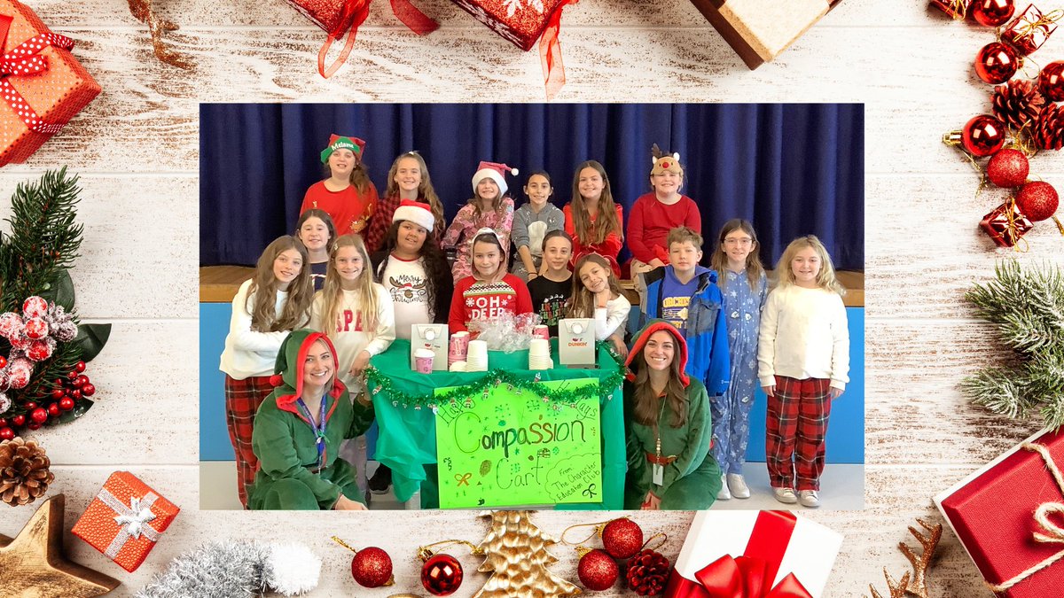 Happy Holidays from the Bayview Character Education club!❤️🎄<a href="/bayviewWI/">Bayview Elementary School</a> #wiproud