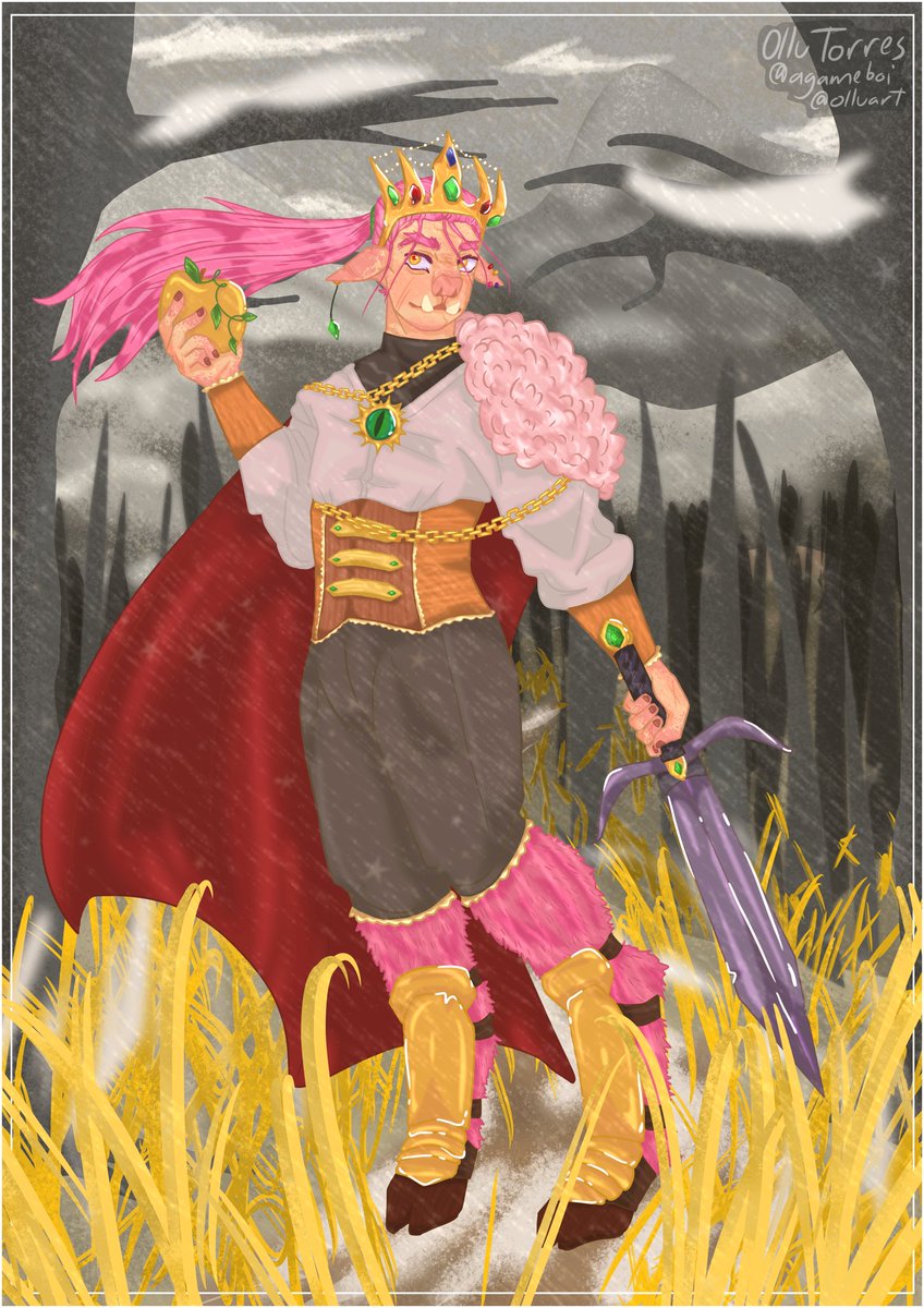 AGameBoi's tweet photo. i had the chance to be a part of @odetotheblade and this is my piece!! ive been so excited to share this as im still extremely proud of my art here. pls go check out all the other artists and fic writers !! the zine is out &amp; FREE RN !!

#technobladefanart https://t.co/Gi5VuQURJS