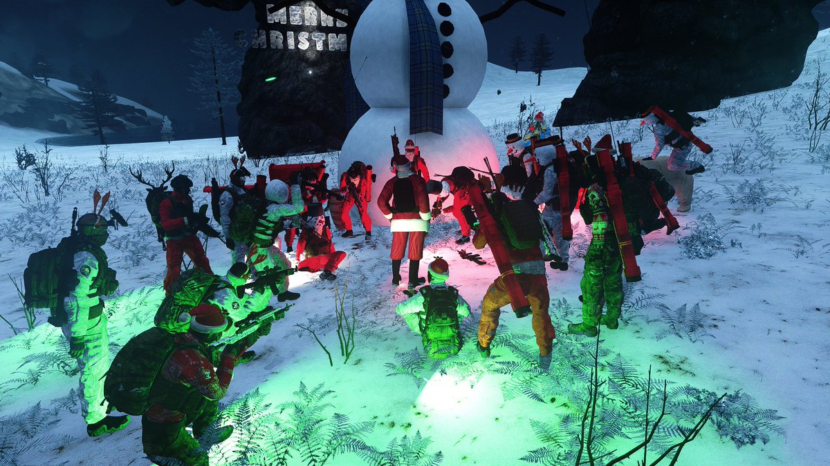 BOWHK2018's tweet photo. Merry Christmas #Arma3 community 🎅🎄
Yesterday, we brought the festive spirit to Operation Aurora with CatTac, turning our virtual battlefield into a joyous celebration. Wishing you all the warmth and happiness of the holidays. https://t.co/Vjc5KdlSrt