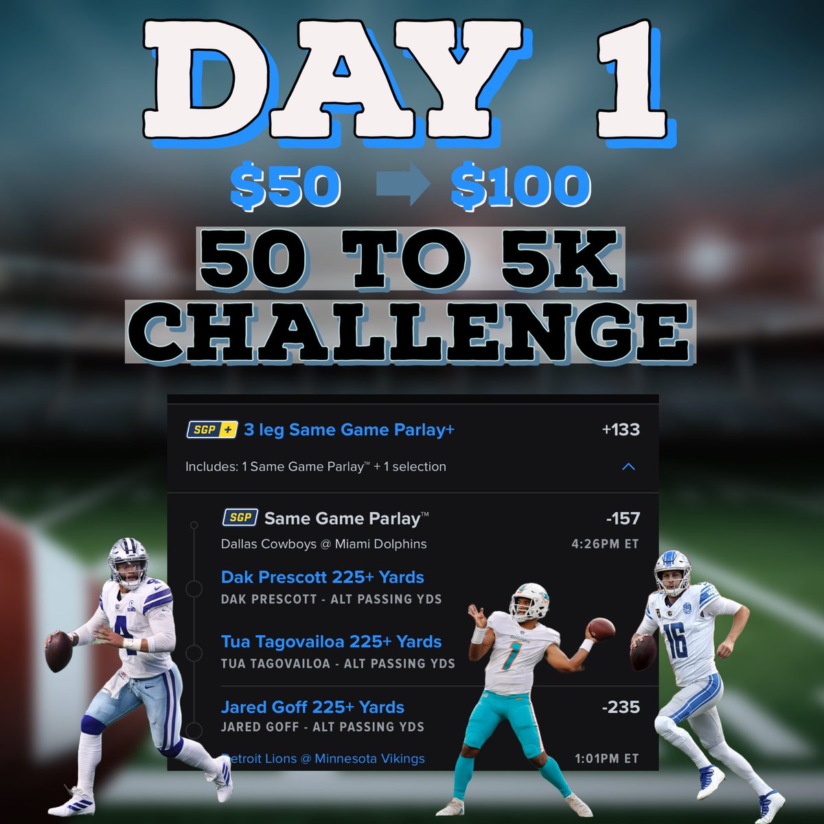 5to5kchallenge's tweet photo. @SmartPlaysDaily https://t.co/T8Ab2Mjabh