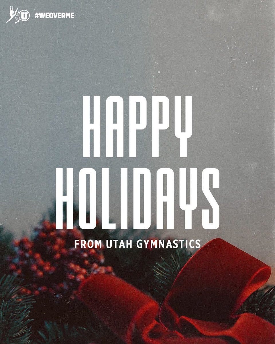 UtahGymnastics's tweet photo. Happy Holidays, Red Rock Nation! ❄️ https://t.co/iydGB6FG48