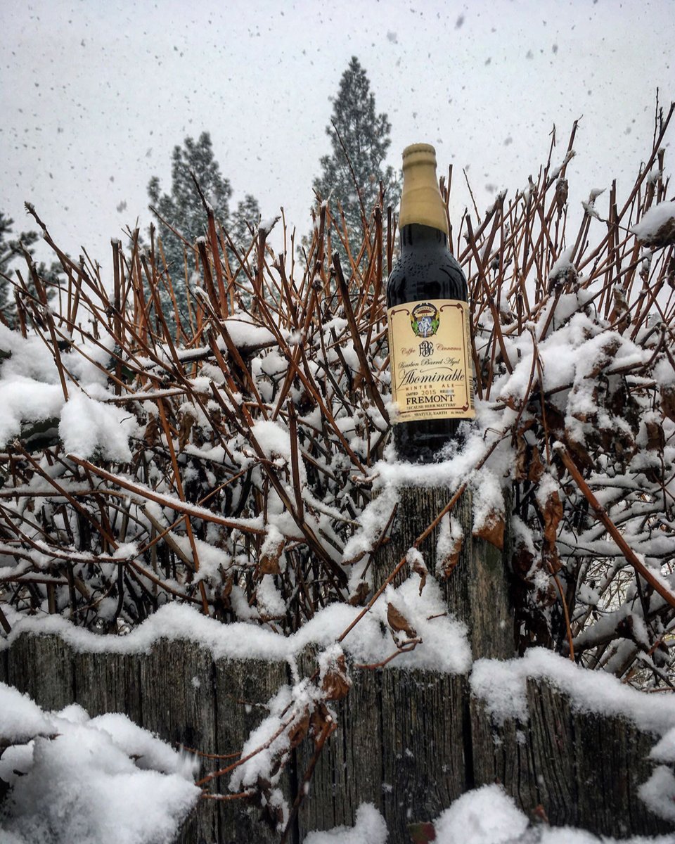 Did you know @fremontbrewing maintains the top 11 highest-rated winter ales of all time on Untappd? Coffee Cinnamon Bourbon Abominable sits atop the charts alongside 10 other variations of Fremont’s B-Bomb. Have you tried any versions of B-Bomb? What’s your go-to Winter ale?