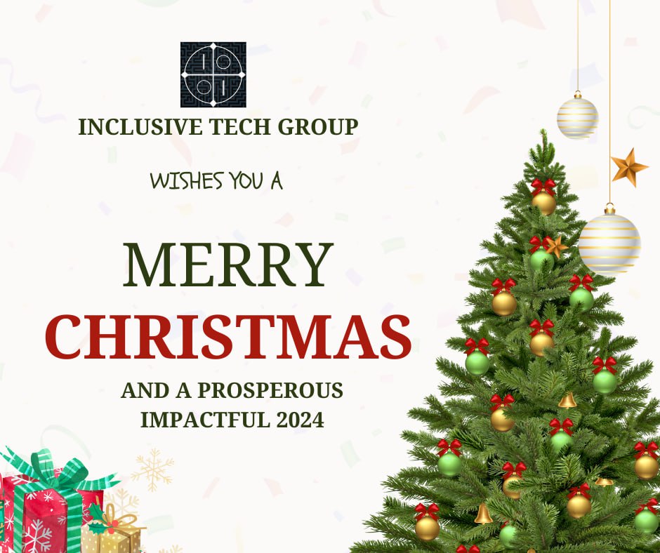 Here's to a season of hope, joy, and prosperity. Wishing you a Merry Christmas and a Happy New Year filled with success and abundance!
#Inclusion #technology #accesibility #techforall