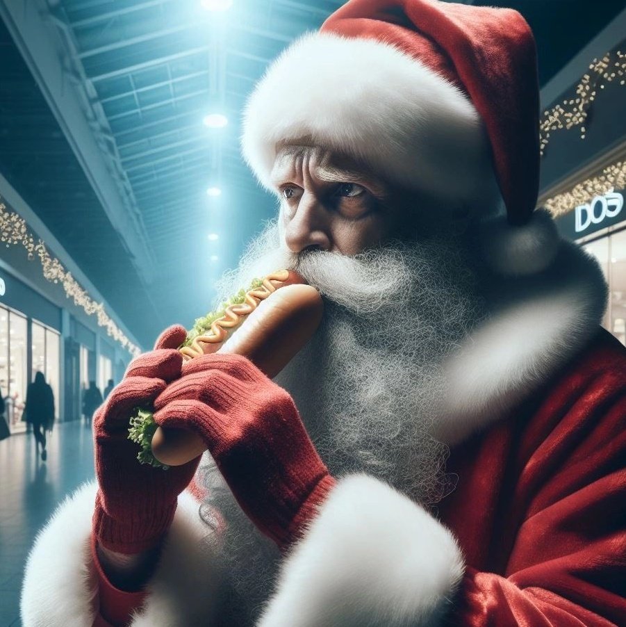 iheartglizzies's tweet photo. dont forget to leave out hotdog for santa tonight https://t.co/efbkscbe7Z