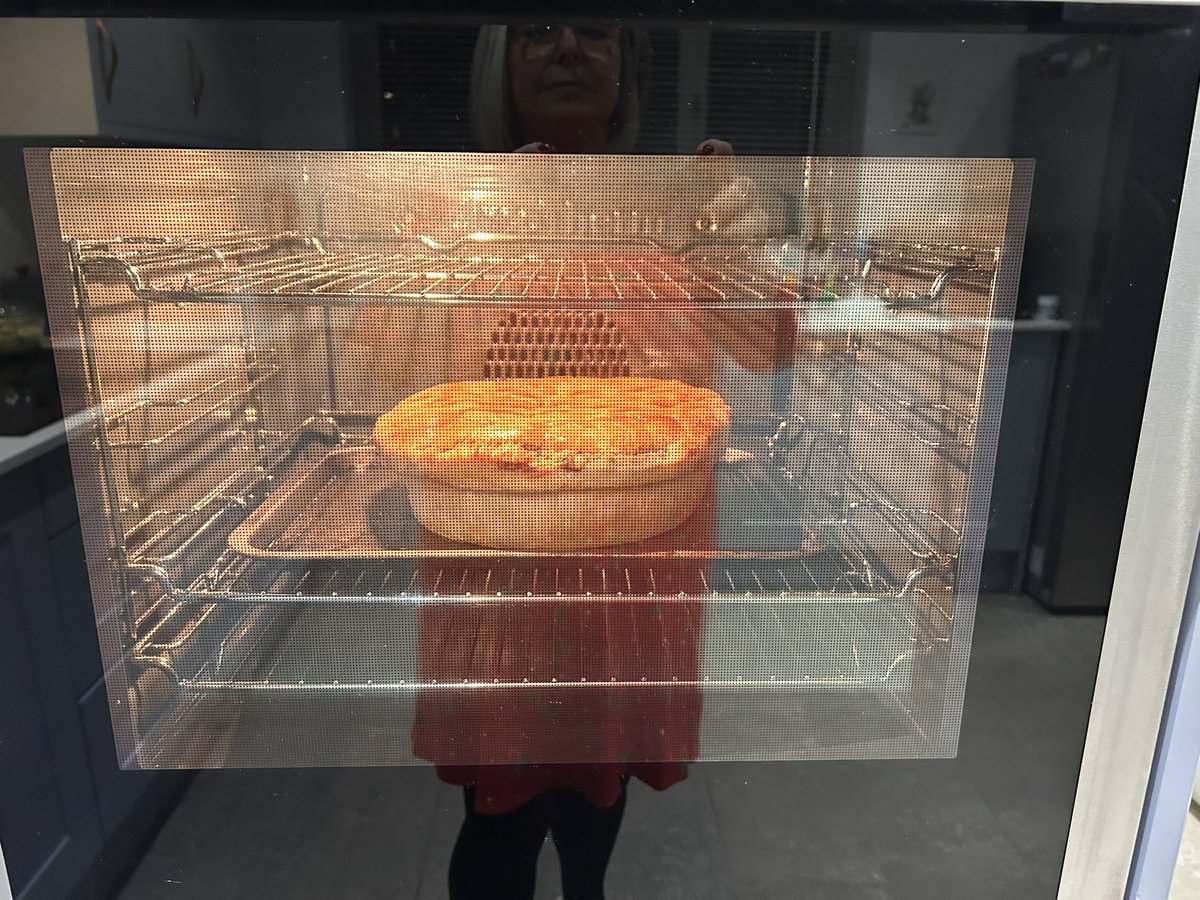 Christmas Eve pie in the oven…looking forward to this!