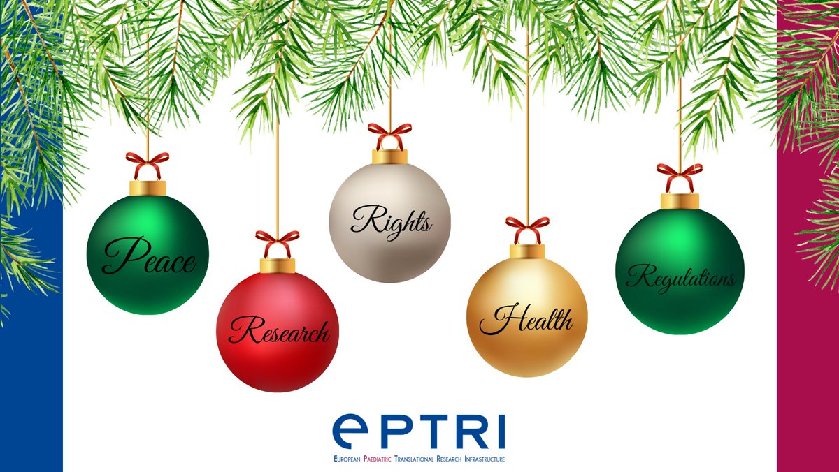 All of us at @eptri_aisbl join in saying “thank you” for your support and wishing you a happy holiday and prosperous new year! We look forward to a #NewYear of great work improving paediatric #research.
