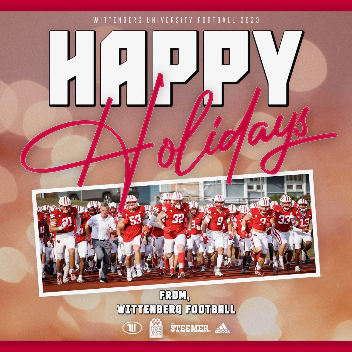 Thank you <a href="/WittFootball/">Wittenberg Football</a> for the holiday wishes
