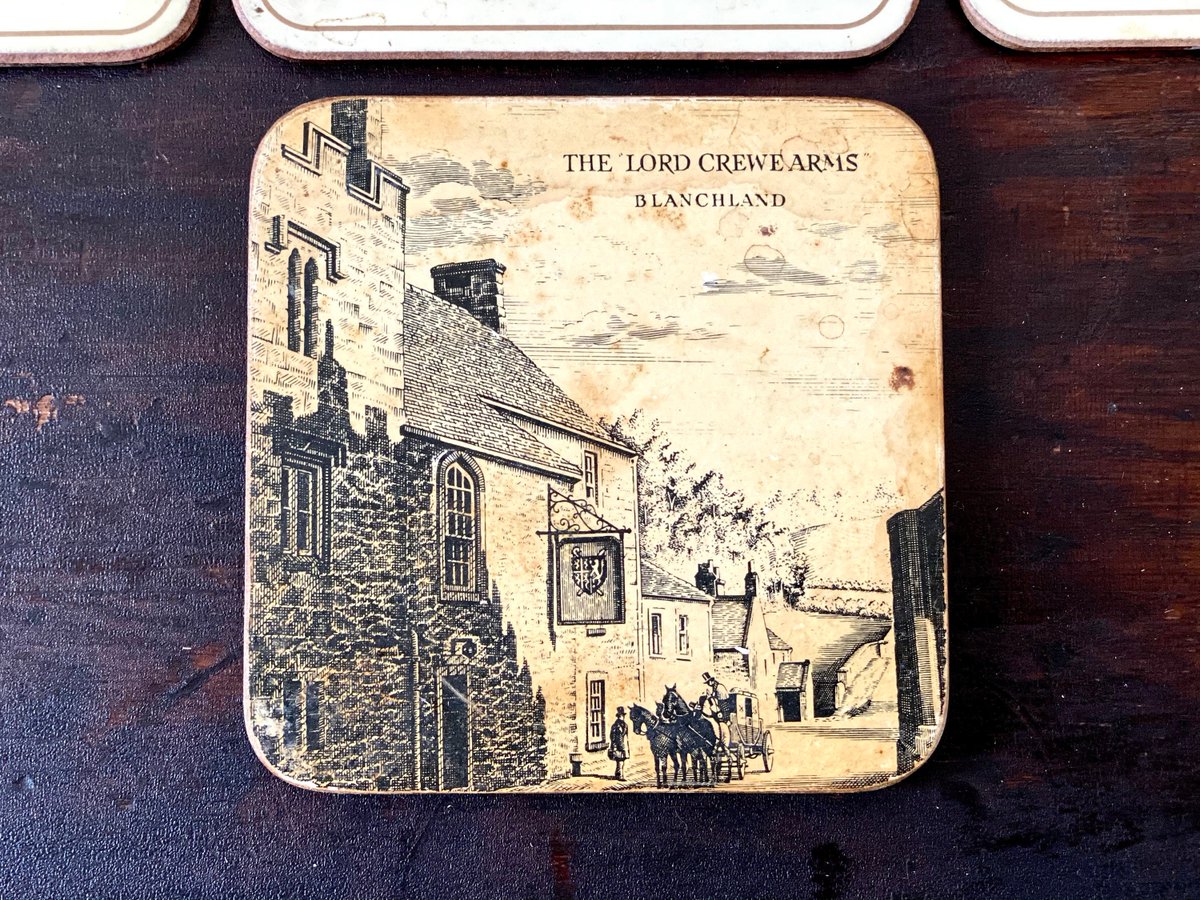 Coasters, Vintage set of 4 Coasters Featuring Old English Inns Pubs, Vintage Drinking Gift, Bar Display, Beer Drinker, Man Cave #BarDisplay #VintageBar