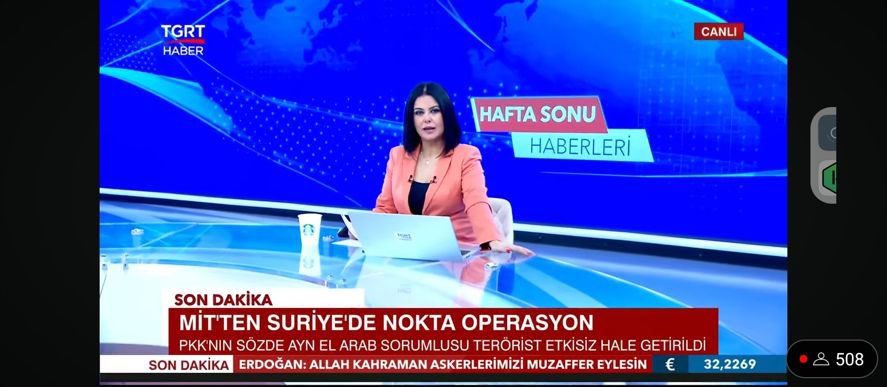 saidercan's tweet photo. TGRT Ana Haber’de Starbucks desteği! Hem de gözümüze soka soka! 

#BoykotTGRThaber https://t.co/02kwZAd105