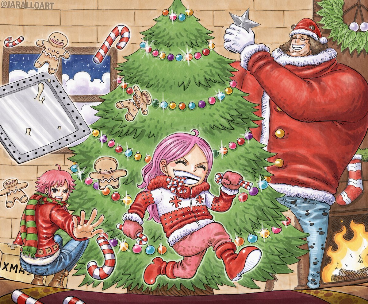 NoburuArt's tweet photo. Merry Christmas 🐻🎅

#ONEPIECE #ワンピース https://t.co/HmEjiLhimX