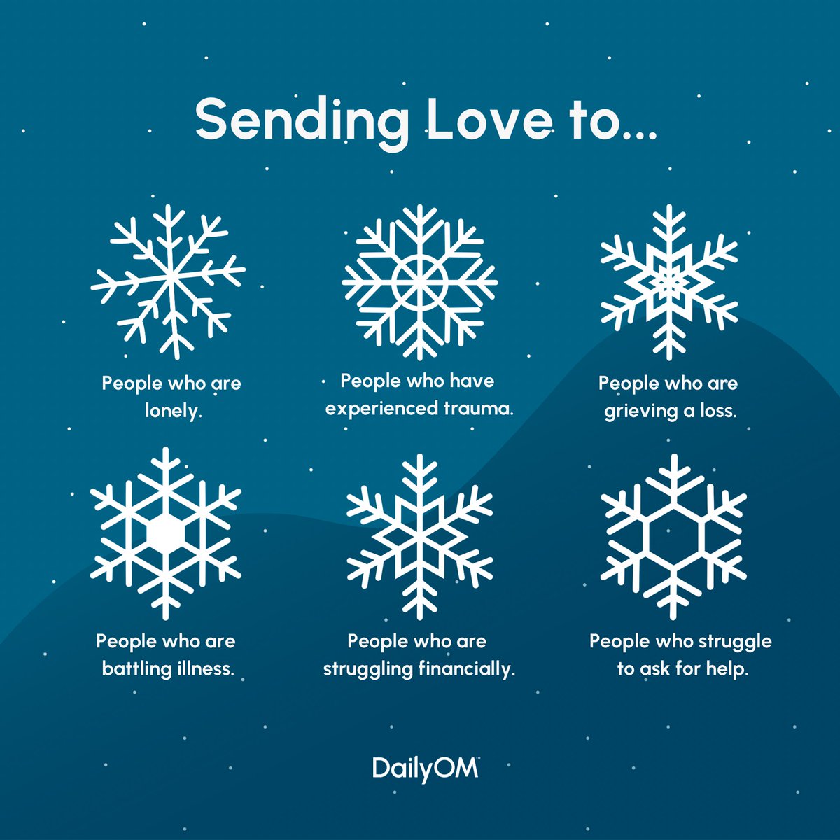 The holidays look and feel differently for everyone. ❄️ We're sending extra love to those who are experiencing hardship this season and a friendly reminder to check in on the people around you. #ChristmasEve