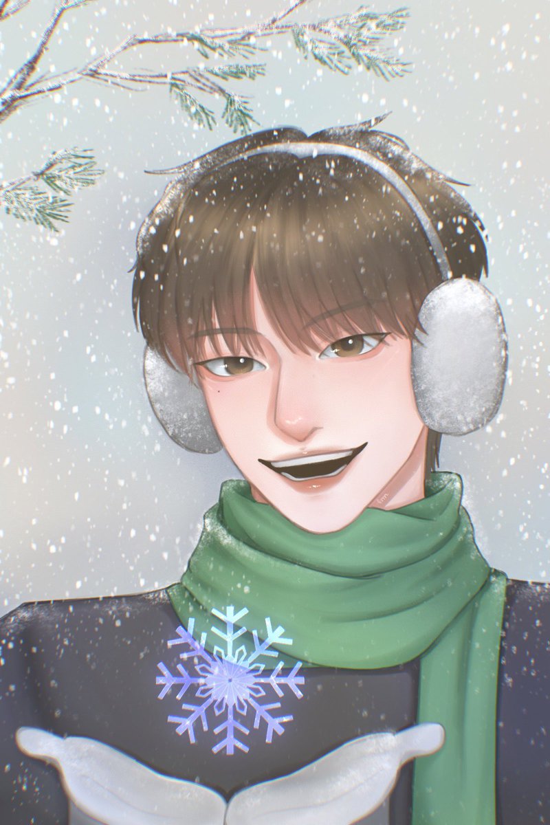 Tomanggalka's tweet photo. Merry Christmas 🎄🌟💓
#YEONJUN #연준 #TXTfanart @TXT_members https://t.co/TVt7GSYL8m