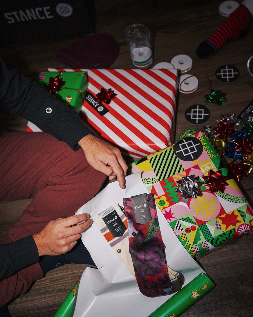stance's tweet image. Happy Holidays Stance fam! 🎁