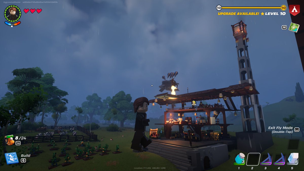 GameDevMicah's tweet photo. Beautiful little world my Son and I have going on in #LEGOFortnite ! #daddev https://t.co/hPcGOqvNV8