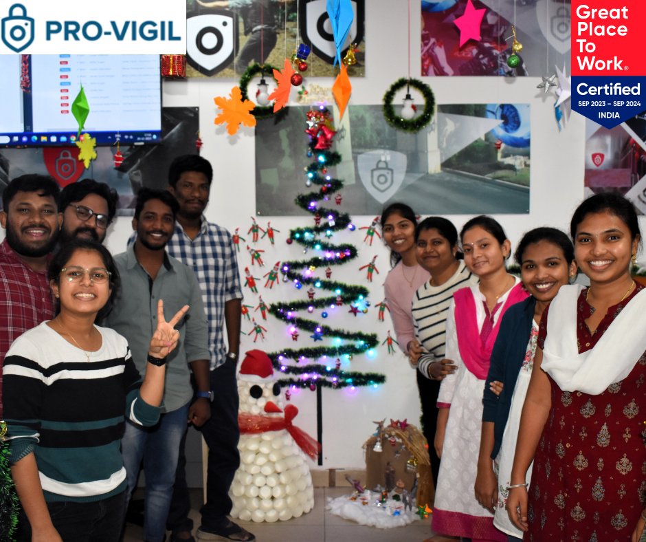 ProVigilIndia1's tweet photo. Merry Christmas from @ProVigilCorp 🎅✨Our offices in India were filled with festive cheer. Swipe through for a glimpse of our joyful celebrations!
#MerryChristmas #OfficeCelebration #ChristmasCheers https://t.co/hPoOOj2HB1