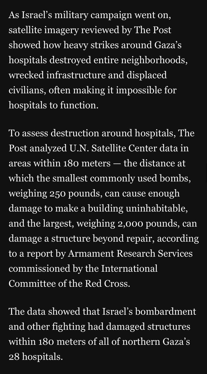 Hamza_a96's tweet photo. On the left, the Washington Post in October: “Israel was not responsible for hospital attack” 

On the right, the Washington Post in December: “Israel has been deliberately bombing hospitals” 

Too little too late. 

20,000+ Palestinians murdered and they’re complicit. https://t.co/AZcVpq7FEK