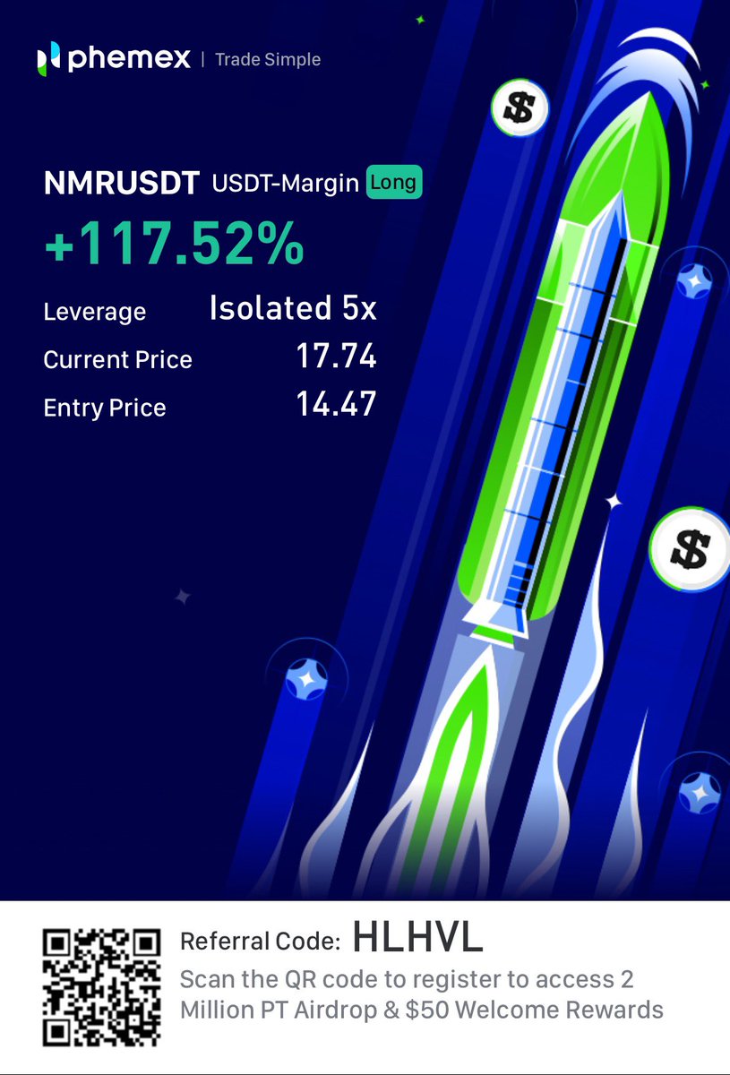 $NMR

I know this coin can PUMP like 100% anytime now. I’ve closed the trade because of the fees. 

Got a nice profit! #NMR