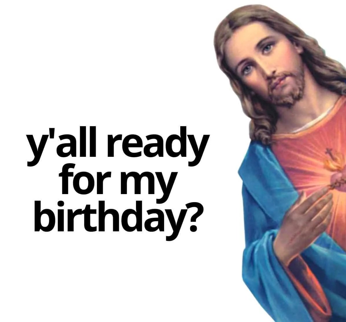 BadeauxLaw's tweet photo. Ready or nah?
#BetterCallBadeaux #ReasonForTheSeason
#HBDJesus https://t.co/UmzOW4cP3G