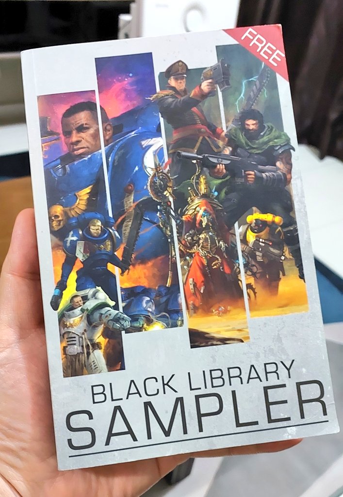 naztraverse's tweet photo. Done with the Black Library Sampler (2020 edition). Helped me decide which book to go for next. #donereading #nazbaca #Warhammer https://t.co/S7JveHfNG6