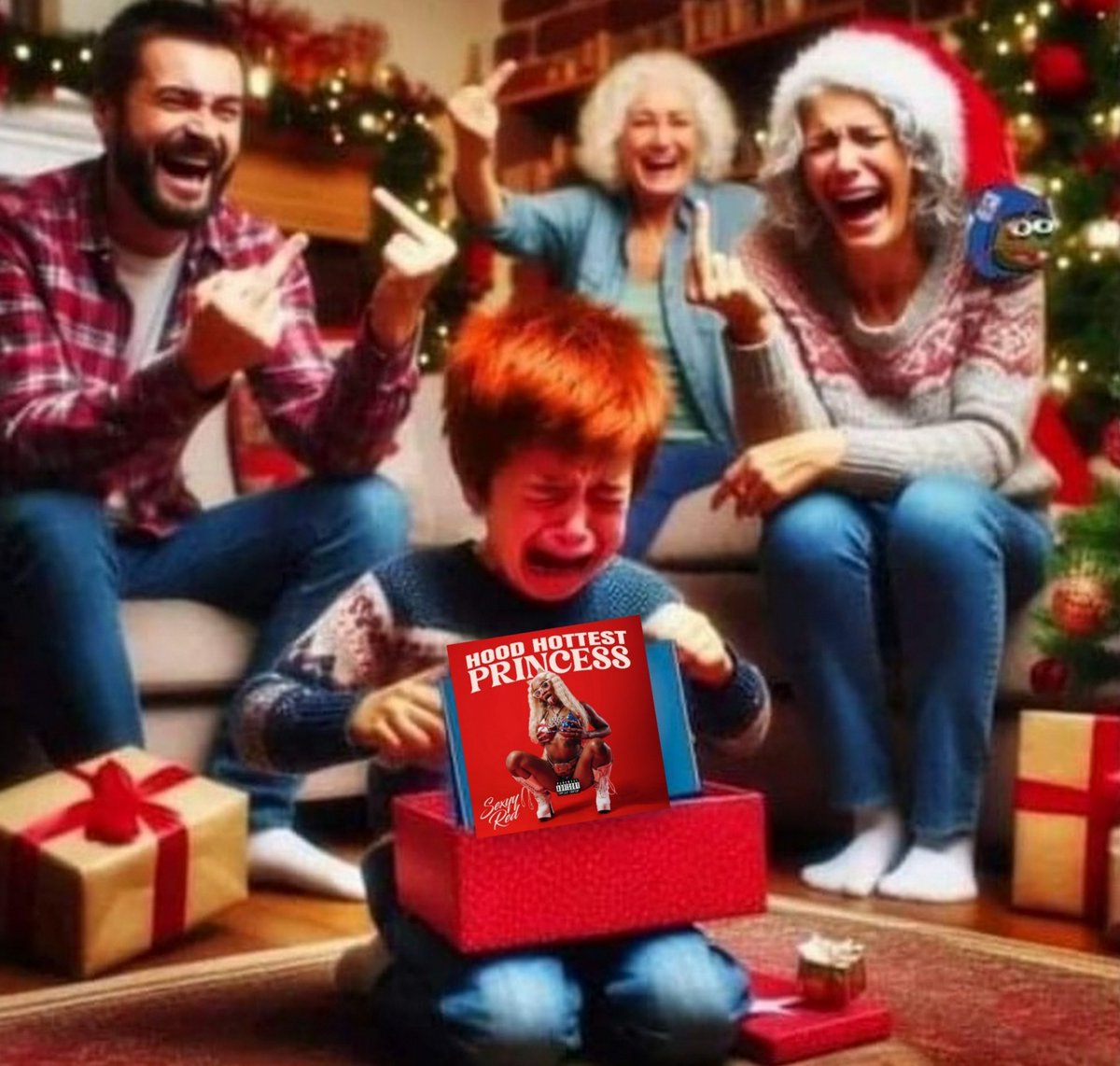 MCRubin3's tweet photo. Made by me 😁 Merry Xmas mutherfuckers!

#mcrubin #flowman #xmas #sexxyred #hiphop #rap #trap #newschool #oldschool #funny https://t.co/U19FwiVMrx