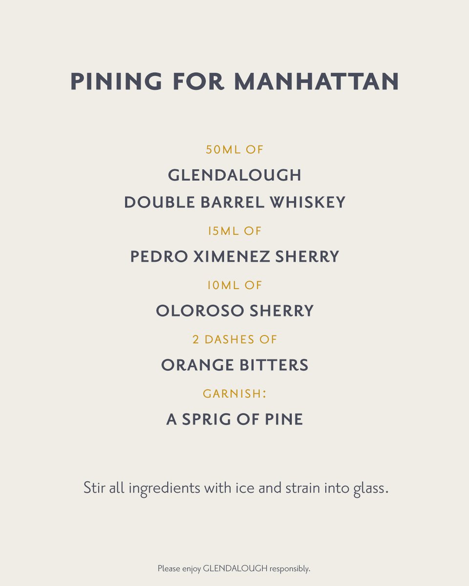 T’was the night before Christmas… 
And someone needed an Irish Whiskey cocktail stat! 👉🎄 

#PleaseEnjoyResponsibly #GlendaloughDistillery #IrishWhiskey #ChristmasEve