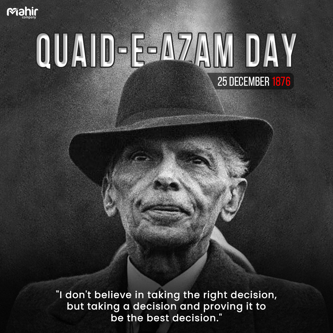 Our Real Life Hero
Salute to the brave and visionary soul who taught us that with the right leadership you can fight the toughest battles even while you are short on resources. Peace be upon him, Ameen
#QuaidDay #MuhammadAliJinnah #25thDecember2023 #TeamMahir #MahirCompany