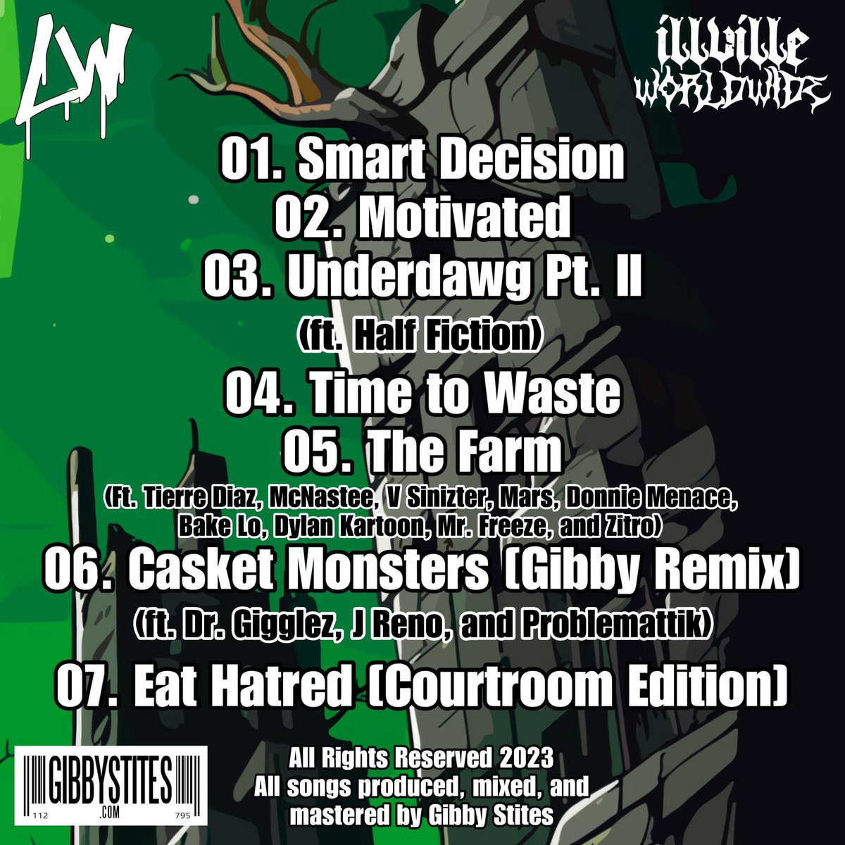 GibbyStites's tweet photo. The new EP “Leathal Winter” with @Fury860 is out now on all digital outlets 🎄

I’m proud to say I produced, mixed, and mastered this entire project. Hardcopies are available for preorder right now at https://t.co/dtVHciBJjF 🎁 https://t.co/BGxFobGbdg