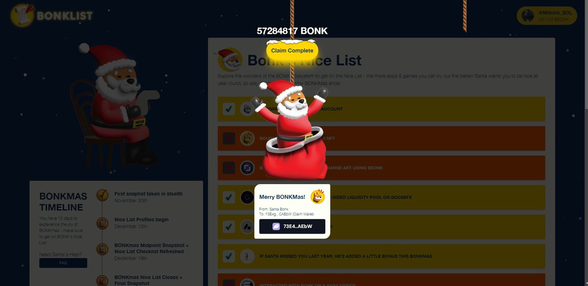 Thank you <a href="/bonk_inu/">BONK!!!</a> for a nice Christmas present! It was an honor to be a part of it.  

 Looking forward for the next features👀