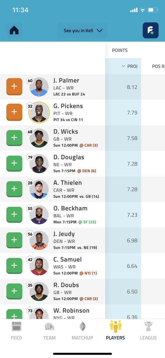 Karmatus's tweet photo. @FSSOSEQ Merry christmas!

Standard league. Need 1 WR and a Flex: Tyler Locekt, Jakobi Meyers, Evan Engram, Jerome Ford or Alexander Mattinson. Also, I can grabe one of these guys. #FSSOSEQ https://t.co/8yYs2XjlnQ
