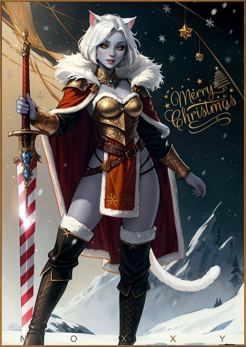 NoxxyAI's tweet photo. Happy Holidays!~

#miqote #digitalart #Christmas #Xmas https://t.co/ur0XCRtx9P