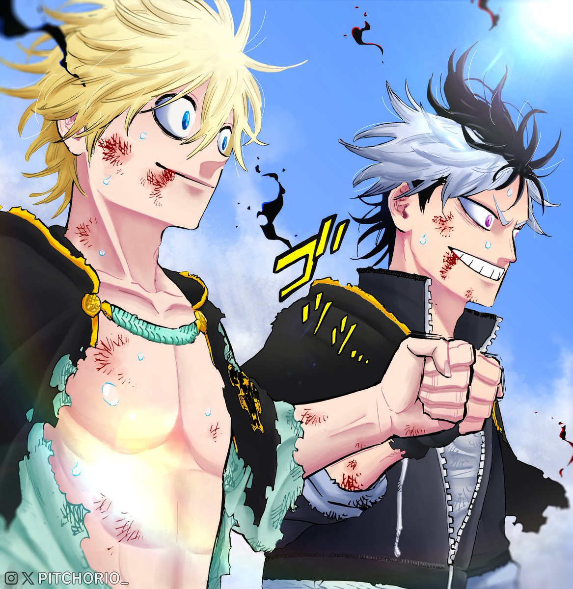 GOATPIECEFR's tweet photo. #BC369 Black Clover est de retour !!!
Le chapitre est passรฉ ร la vitesse de la lumiรจre par contreโฆ mais quel plaisir de retrouver la lecture de ce manga รงa mโavait manquรฉ !
Avec les deux meilleurs duos en action ๐คฏ https://t.co/wYLRlBKHDD