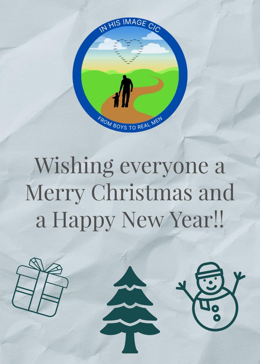 Have a Merry Christmas and a Peaceful 2024. See you in the New Year.
#boyswellbeingmatter