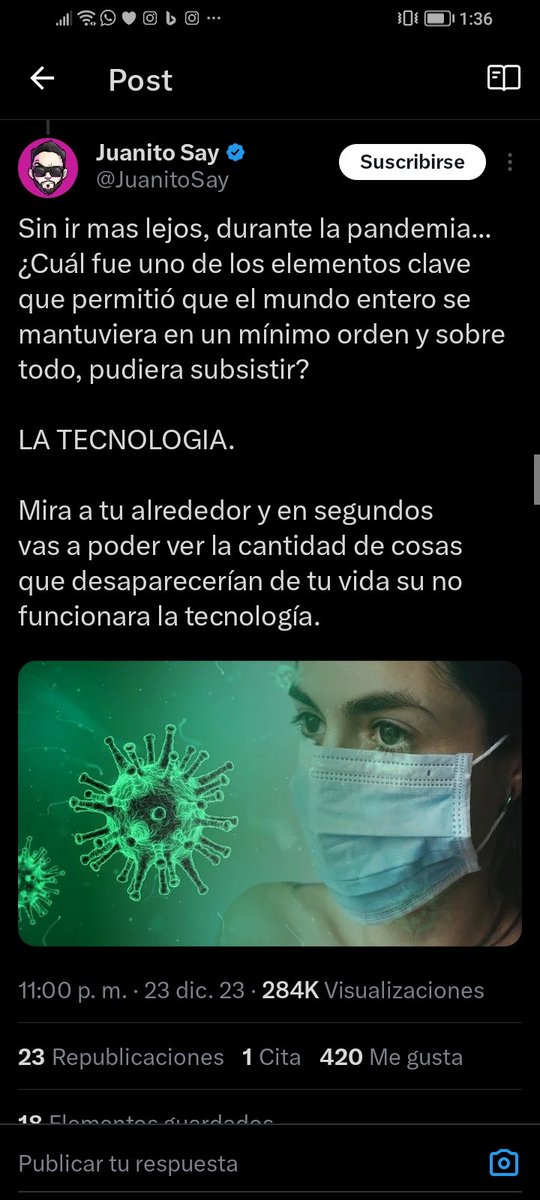 Leave the World Behind, producida por Michelle y Barrack Obama, desde 2009 vengo hablando de estas cosas.

Me decían loco #NuevoOrden #GuerraCivil #GobiernoMundial 

Mirenla, estudienla y entenderán lo que viene en 2024 #CaosGlobal #America