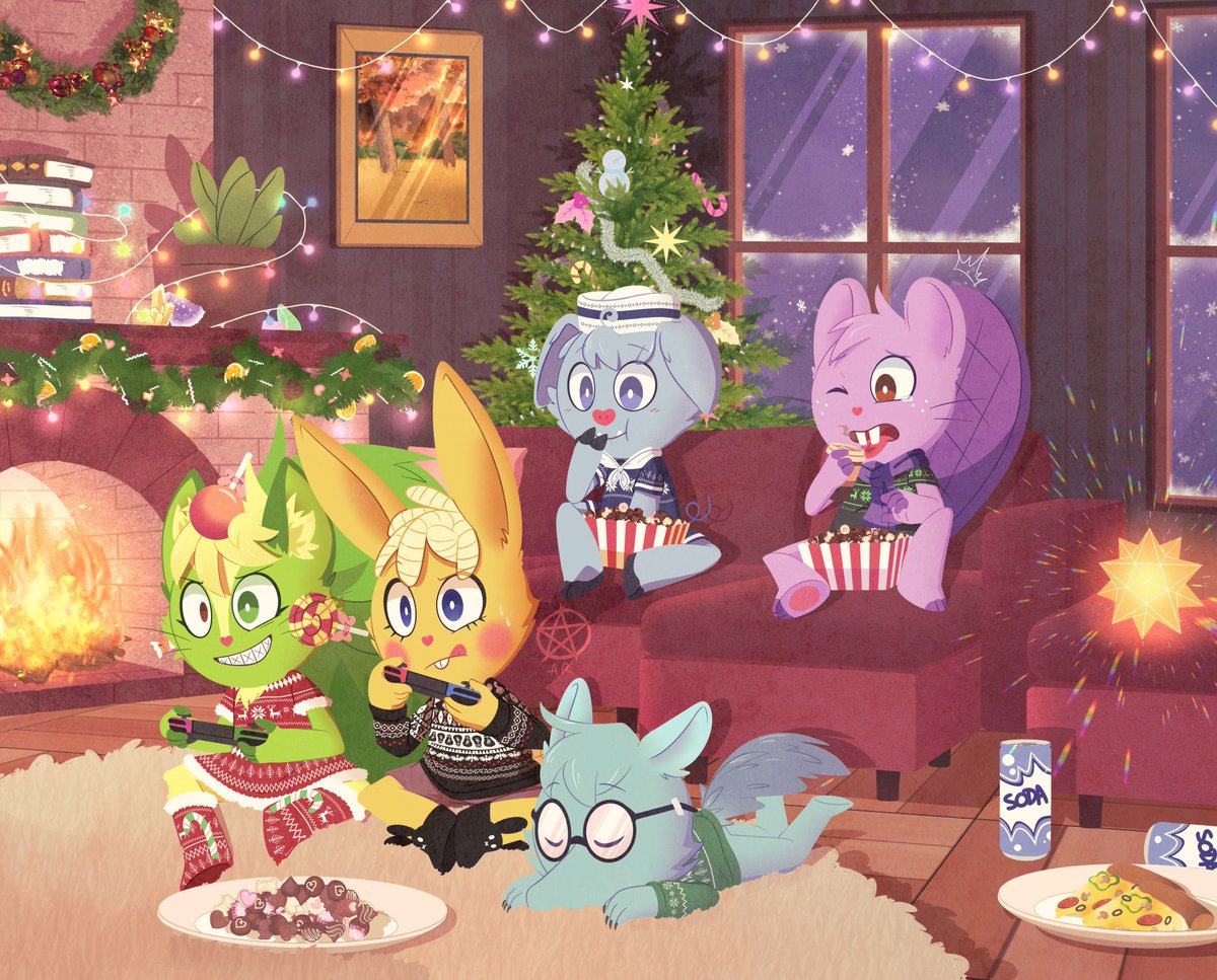ThePurpleWitchy's tweet photo. Have a great day y'all, whatever you're celebrating or not!! 🎄🎉🍊

Here's something I did last year c:
#htf #happytreefriends https://t.co/fCwheRdIqJ